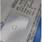 Natural diamond 0.18 ct I2 AIG Milan