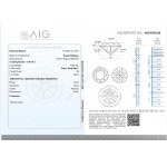 Natural diamond 0.27 ct I3 AIG Milan