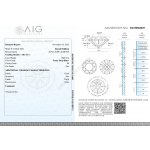 Natürlicher Diamant 0,23 ct I1 AIG Mailand