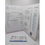 Natural diamond 0.26 ct I2 AIG Milan
