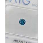 Natural diamond 0.16 ct Si2 AIG Milan