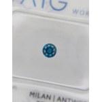 Natürlicher Diamant 0,16 ct Si2 AIG Mailand