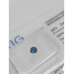 Přírodní diamant 0,19 ct I1 AIG Milán