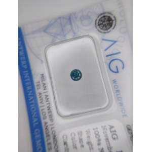 Natürlicher Diamant 0,21 ct AIG Mailand