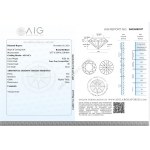 Natural diamond 0.21 ct AIG Milan