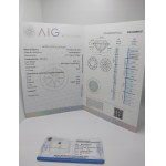 Natural diamond 0.21 ct AIG Milan