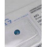 Natural diamond 0.19 ct AIG Milan