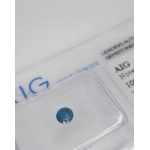 Přírodní diamant 0,19 ct AIG Milan