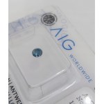 Přírodní diamant 0,19 ct AIG Milan
