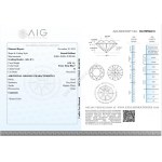 Přírodní diamant 0,20 ct I1 AIG Milán