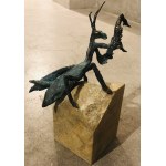 Rafal Cywinski. Bronzeskulptur 'Ameise'