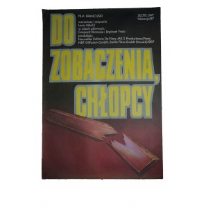 ADAMCZYK Mirosław - Do zobaczenia chłopcy [reż. L. Malle], 1987r.