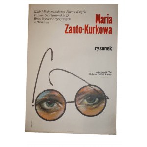ŚWIERZY Waldemar - Rysunek Maria Zanto-Kurkowa , październik '84, Galeria KMPiK Rataje