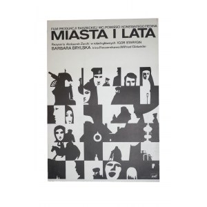 Plakat do filmu MIASTA i LATA [reż. A. Zarchi], 1974 rok, [PR]