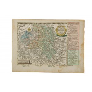 POLSKA po III rozbiorze w 1795r. , mapa [kolor] wydana w Lipsku w 1816 roku, f. 30 x 22cm, [BS]