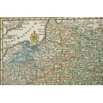 POLSKA po III rozbiorze w 1795r. , mapa [kolor] wydana w Lipsku w 1816 roku, f. 30 x 22cm, [BS]