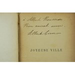 CIM Albert [właśc. A.Cimochowski] - Joyeusse Ville, Paris [1900?], z autografem autora [Albert Cim 1845-1924 literat, bibliofil, syn powstańca listopadowego 1830/31], [KI]