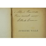 CIM Albert [Besitzer A.Cimochowski] - Joyeusse Ville, Paris [1900?], signiert vom Autor [Albert Cim 1845-1924 literarisch, bibliophil, Sohn eines Novemberaufständischen von 1830/31], [KI].
