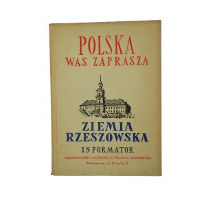 Polska Was zaprasza Ziemia Reszowska informator, Warszawa 1960, [KI].