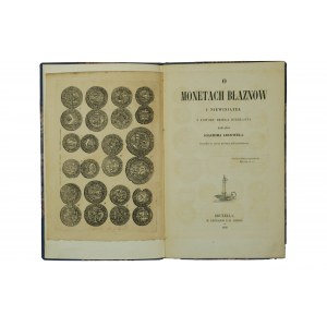 LELEWEL Joachim - O monetach błaznów i niewiniątek z powodu dzieła Rigollota , Bruxella 1860r., RZADKIE, RZADKIE, [KI]