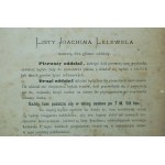 Listy Joachima Lelewela , tom I-II: Listy do rodzeństwa pisane, Poznań 1878-79r., [KI]