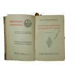 [KLOCEK - 5 Titel], Lemberger Bibliothek: 1. Das jüdische Viertel, seine Geschichte und Denkmäler [M.Bałaban], 2. Die Anfänge des lateinischen Erzbistums in Lemberg (...) und andere, [KI].