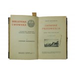 [KLOCEK - 5 tytułów], Biblioteka Lwowska: 1. Dzielnica żydowska jej dzieje i zabytki [M.Bałaban], 2. Początki arcybiskupstwa łacińskeigo we Lwowie (...) i inne, [KI]