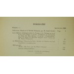 La France et La Pologne dans leurs relations artistiques vol. 2 No. 1 - 2 - historická ročenka vydaná Polskou knihovnou v Paříži, 1939, [KI].