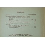 La France et La Pologne dans leurs relations artistiques vol. 1 No. 2 - 3 - historická ročenka vydaná Polskou knihovnou v Paříži, 1938, [KI].