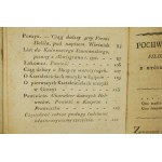 GODEBSKI C. and KOSSECKI X. - Zabawy przyiemne i pożyteczne , tomik I - IV, Warsaw 1803-1804, RZADKIE