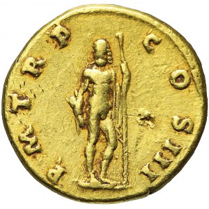 Cesarstwo Rzymskie, Hadrian, Aureus, Rzym, AD 119-122, rzadki