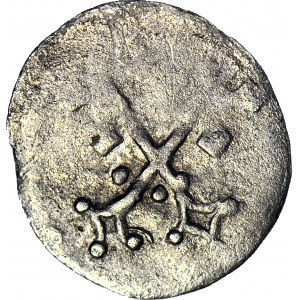 RR-, Jadwiga 1384-1386, Denar, Poznań, R7