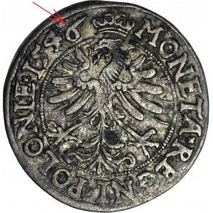 RR-, Zygmunt I Stary, Grosz 1546, Kraków, błąd w imieniu SIGSS przebite na SIGIS