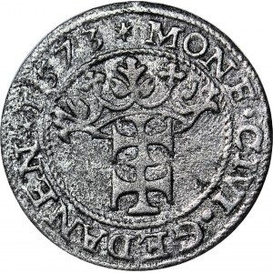 RRR-, Bezkrólewie, Szeląg 1573, Gdańsk, R7