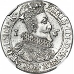 Zygmunt III Waza, Ort 1624 Gdańsk, P R oddalone, rzadki, menniczy
