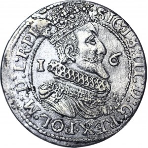 Zygmunt III Waza, Ort 1624/3, Gdańsk, L.RP.R, piękny