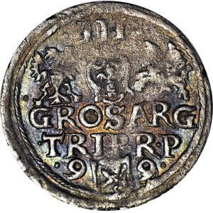 RR-, Zygmunt III Waza, Trojak anormalny 1599, egzemplarz z kolekcji Walewskiego
