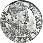 Zygmunt III Waza, Trojak 1620, Kraków, menniczy