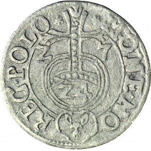 R-, Zygmunt III Waza, Półtorak 1627, półkozic w owalnej tarczy, R3