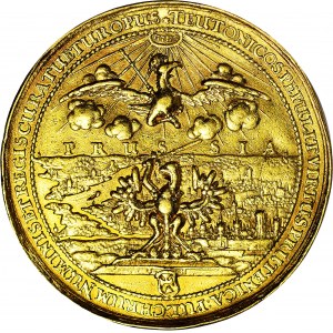 RRR-, Jan Kazimierz, 15 dukatów 1654, Jan Нöhn, 200 lat Wolności Gdańska, R8