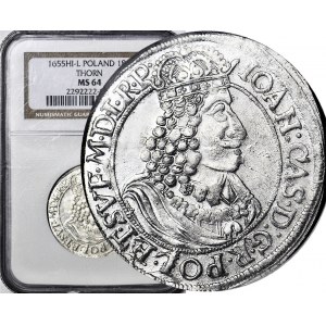 R-, Jan II Kazimierz, Ort 1655, Toruń, WYŚMIENITY