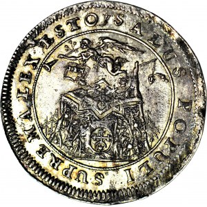 R-, Michał Korybut Wiśniowiecki, Koronatka 1669 wagi 2 dukatów w srebrze, piękna