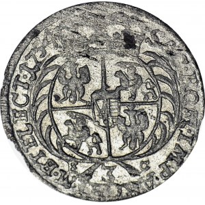 R-, August III Sas, Trojak 1754, rzadki