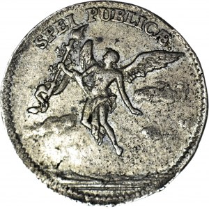 R-, August III Sas, 1/12 talara (dwugrosz zaślubinowy) 1747, Drezno, piękny