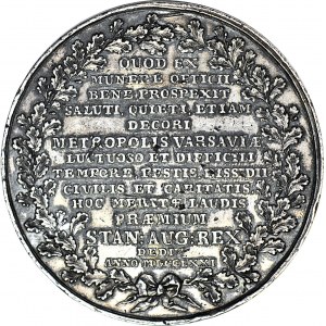 RR-, Stanisław A. Poniatowski, Medal zaszczytny dla Stanisława Lubomirskiego, marszałka wielkiego koronnego