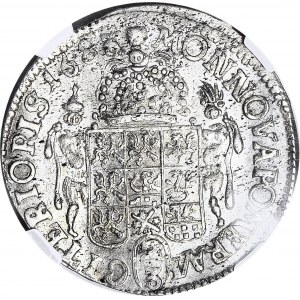 R-, Pomorze, Karol XI, 2/3 talara (Gulden) 1683, drukowane BSA, Szczecin, menniczy