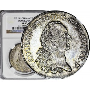 Pomorze, Adolf Fryderyk, 2/3 talara (Gulden) 1763, Strzałów