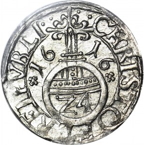 Pomorze, Księstwo Szczecińskie, Filip II, Grosz 1616, Szczecin, Kop. R