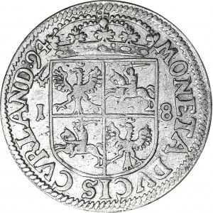 RR-, Fryderyk Kazimierz Kettler, Ort 1694, Kurlandia