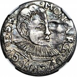 R-, Kurlandia, Fryderyk Kettler, Trojak 1597, Mitawa, R4
